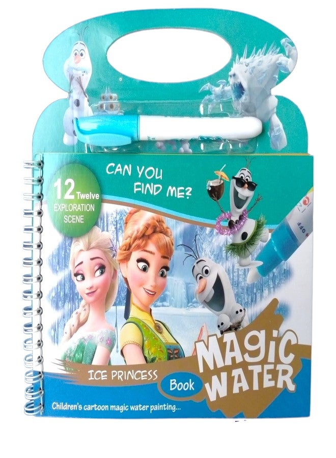 Caught Trendy Magic Paint with Water Coloring Books for Toddler, Reusable Water Reveal Activity Books Learning and Educational Toy for Kid, Doodle Game for Girl & Boy for 3-5 Year Old (Multicolor). - Image 1